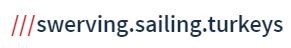 swerving.sailing.turkeys